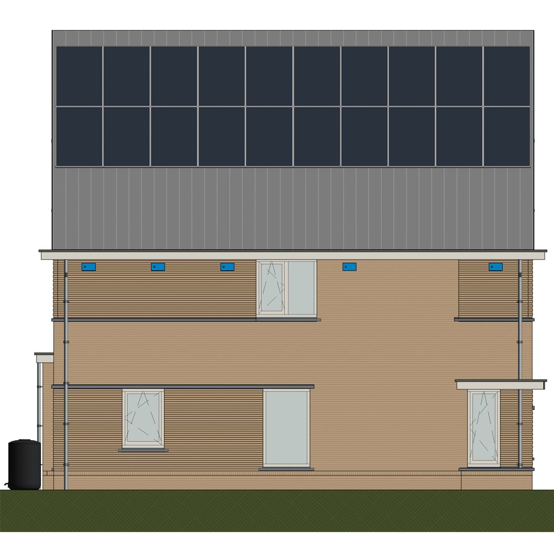 Linkergevel woning 1 In de Tuinen Utrecht